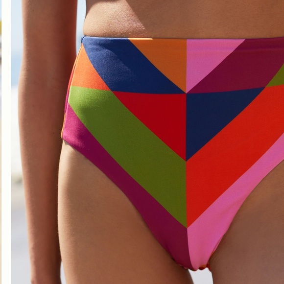 FARM Rio Other - Farm rio geometric bikini high waisted bottoms. ONLY BOTTOM.